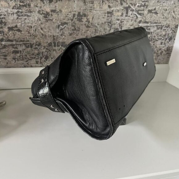 VBH "VAGABOND" LEATHER CROCODILE COMBO HANDBAG SATCHEL CARRY ON - Picture 12 of 15